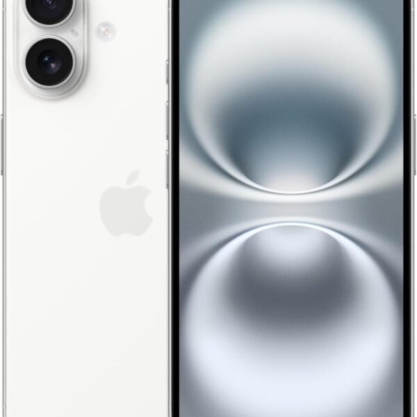 Apple iPhone 16 (256 GB) - White with Face ID